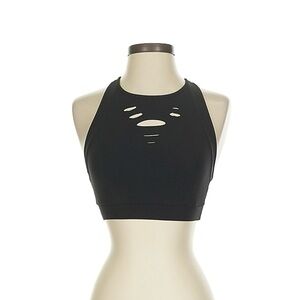 Alo Yoga Black Cutout Sports Bra